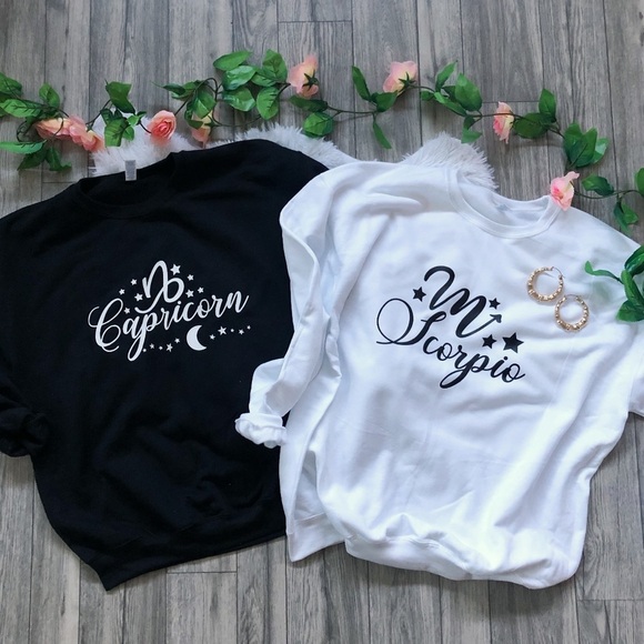 Tops - NEW Oversized Zodiac Sweatshirt S-5X Astrology
